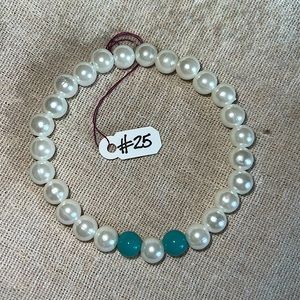 Pearl Handmade Beaded Bracelet (#25)